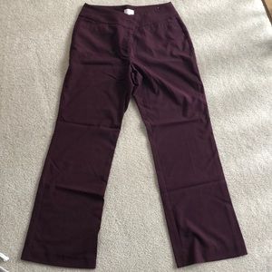 Burgundy dress pants